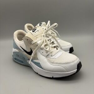 Nike Shoes Womens Size 6 Air Max Excee White Beige Blue Mesh Sneakers CD5432-125